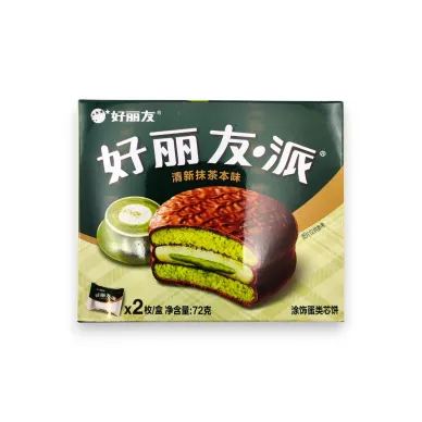 6920907801255_310022_Orion Pie Matcha Flavour 72g_Orion Pie Matcha maku 72g image