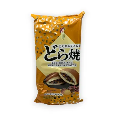 4712928344567_505701_Love & Love Flower Love Dorayaki Red Bean Chestnut 165g_Love & Love Flower Dorayaki Punainen papu kastanja 165 g kuva